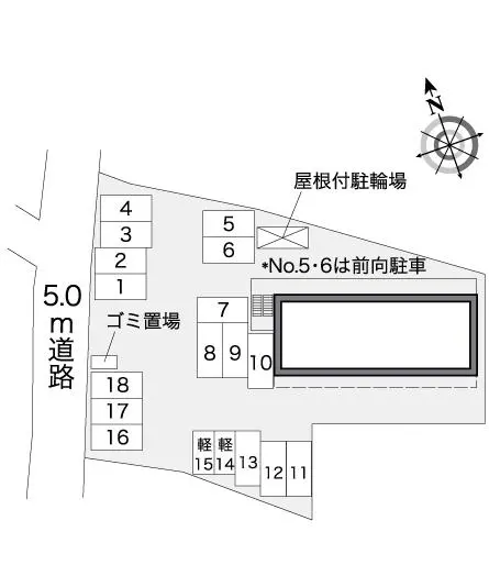 ★手数料０円★大津市湖城が丘　月極駐車場（LP）